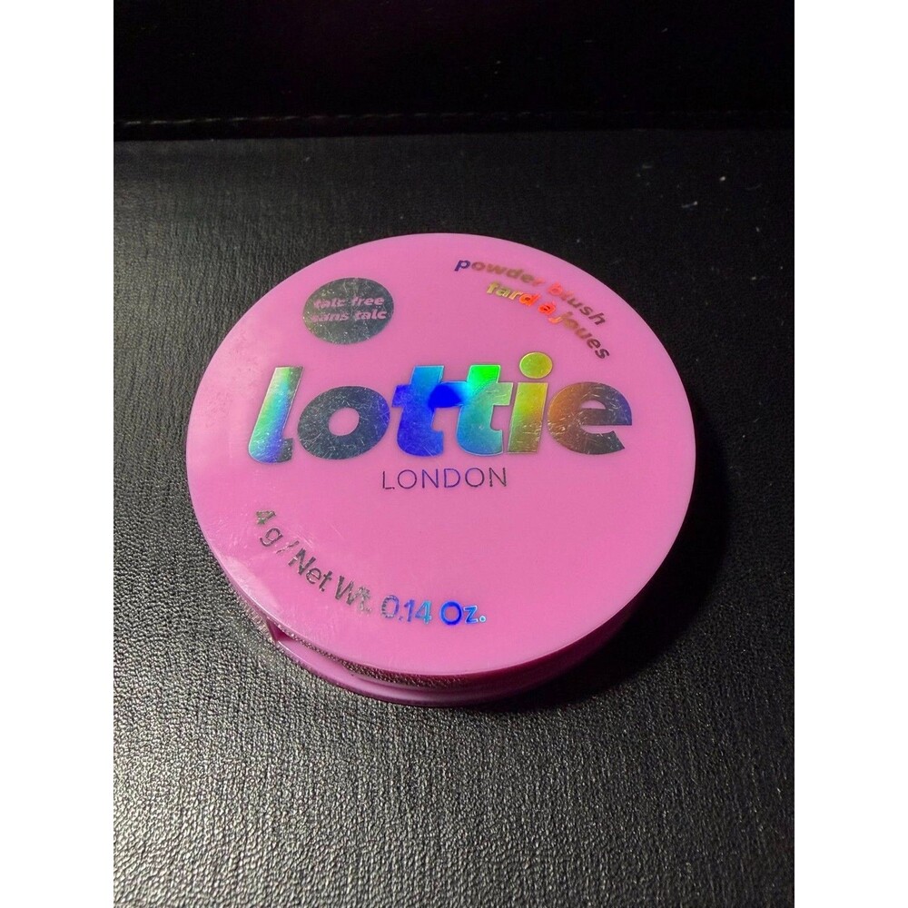 Lottie London Powder Blush Rosy Talc-Free Cruelty-Free Pressed Powder 0.14 oz